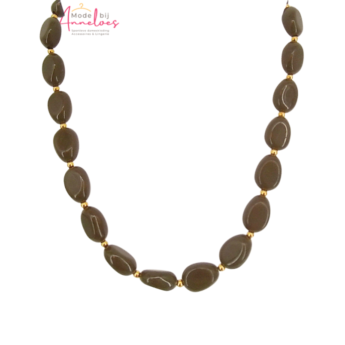 Sweet7 Ketting kort 101233039 Brown Sweet7 Ketting kort 101233039 Brown
